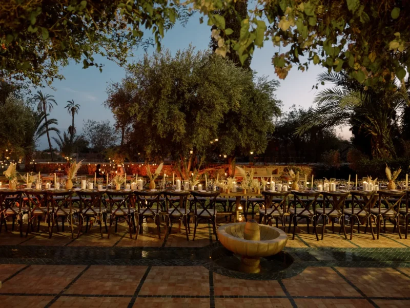 Mariage champêtre près de Marrakech